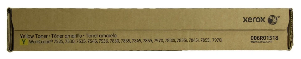 Xerox-006R01518-WC7525-WC7835-WC7970-Orijinal-Sarı-Toner Xerox 006R01518 WC7525 WC7835 WC7970 Orijinal Sarı Toner - Görsel 1