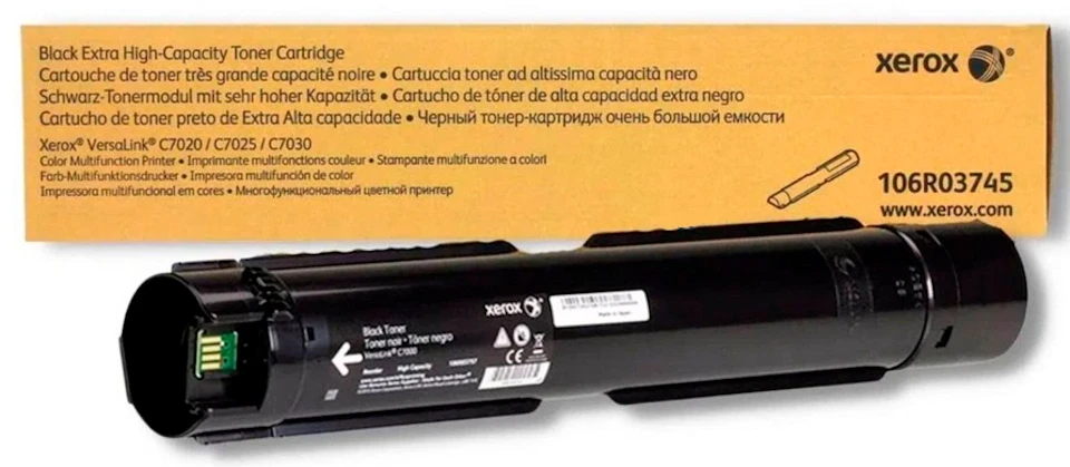 Xerox-106R03745-VersaLink-C7020-C7030-Orijinal-Siyah-Toner Xerox 106R03745 VersaLink C7020 C7030 Orijinal Siyah Toner - Görsel 1