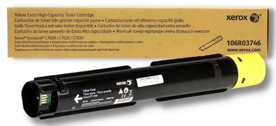 Xerox-106R03746-VersaLink-C7020-C7030-Orijinal-Sarı-Toner Xerox 106R03746 VersaLink C7020 C7030 Orijinal Sarı Toner - Görsel 1