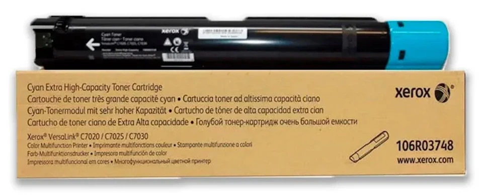Xerox-106R03748-VersaLink-C7020-C7030-Orijinal-Mavi-Toner Xerox 106R03748 VersaLink C7020 C7030 Orijinal Mavi Toner - Görsel 1