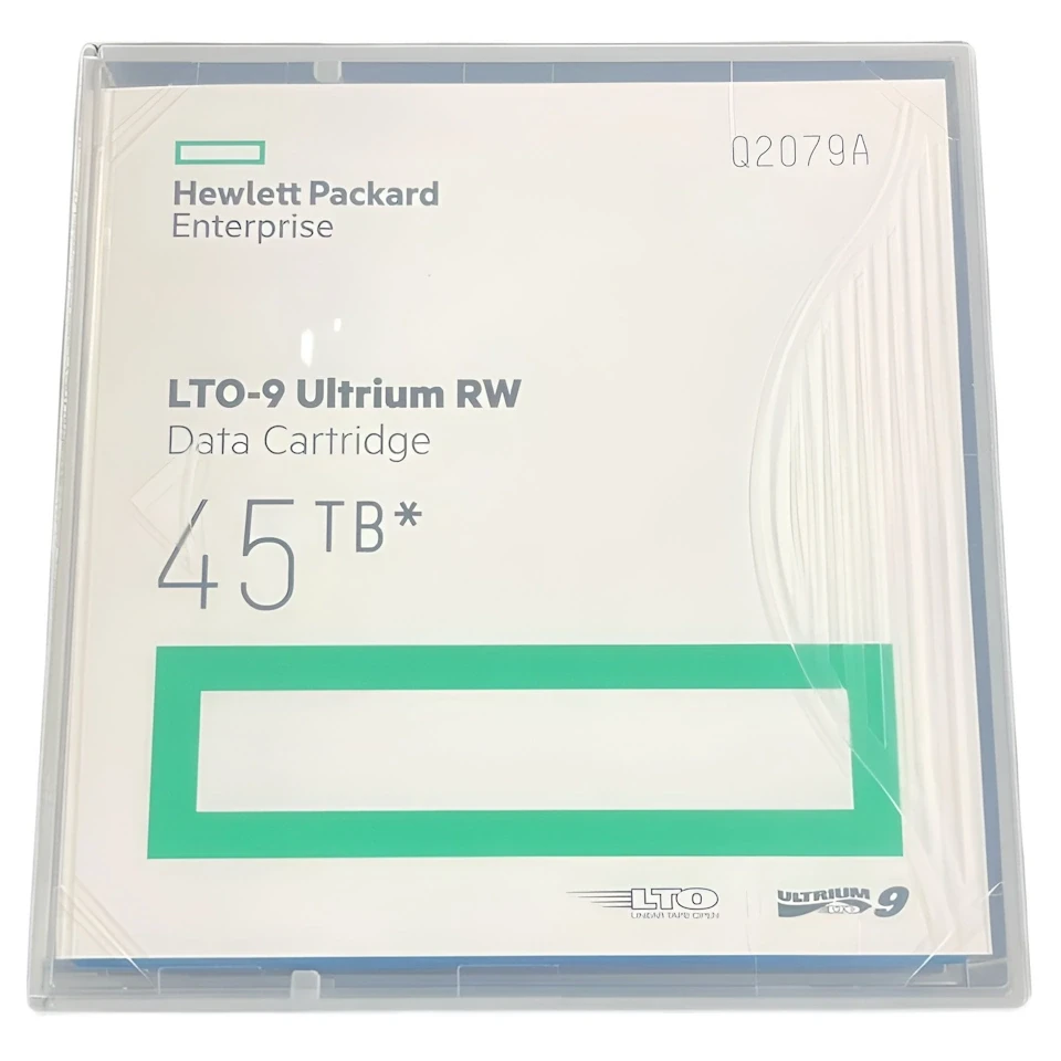 hp-q2079a-lto9-data-cartridge HP Q2079A LTO-9 Ultrium 18TB/45TB RW Data Kartuş - Görsel 1