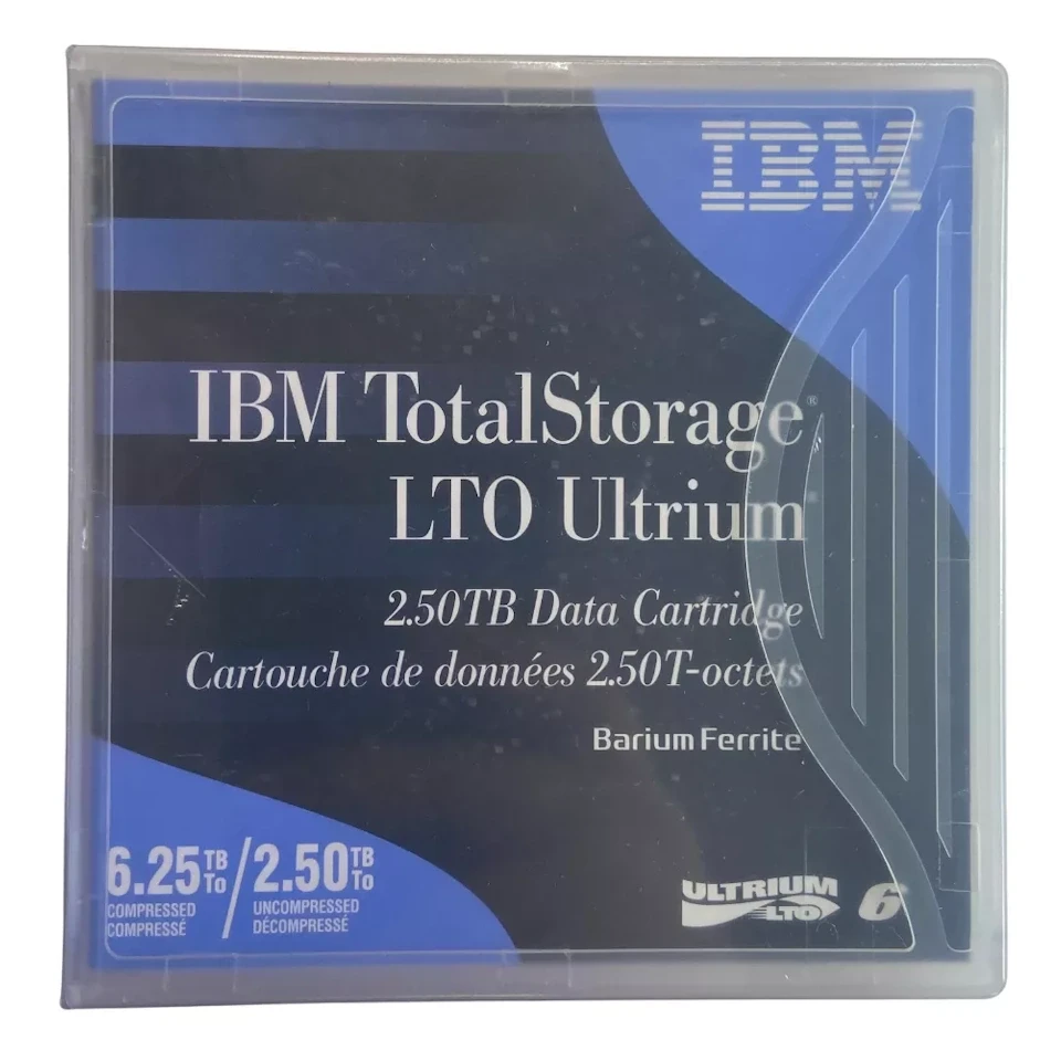 ibm-lto6-00v7590-data-cartridge IBM 00V7590 LTO-6 Ultrium 2.5TB/6.25TB RW Data Kartuş - Görsel 1