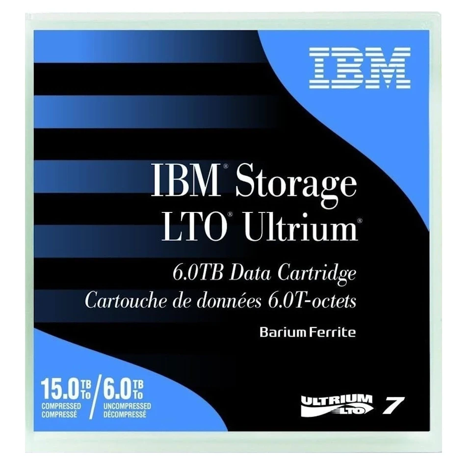ibm-lto7-38l7302-data-cartridge IBM 38L7302 LTO-7 Ultrium 6TB/15TB RW Data Kartuş - Görsel 1